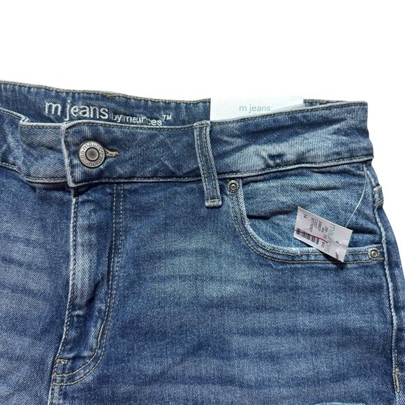 Maurices M Jeans sz‎ 6 Shorts Mid Rise 5” Inseam Patchwork Stretch New NWT - Picture 5 of 7